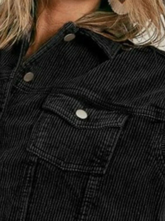 BiBi Vintage Washed Corduroy Jacket in - photo