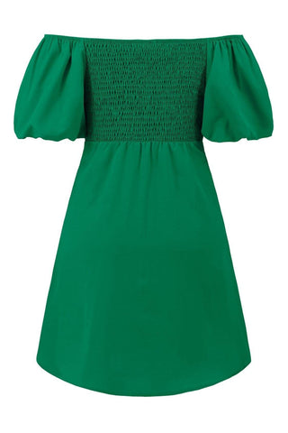 Alexa Cutout Twisted Off-Shoulder Short Sleeve Dress - SwagglyLife Home & Fashion