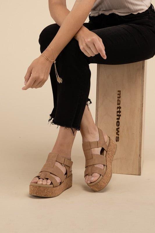 AMENDA-S Platform Sandal Wedge - SwagglyLife Home & Fashion