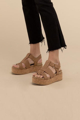 AMENDA-S Platform Sandal Wedge - SwagglyLife Home & Fashion