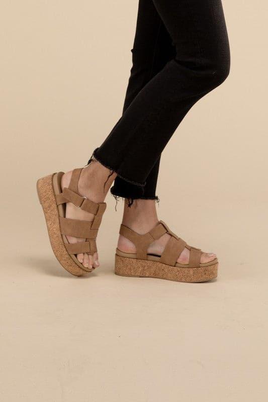 AMENDA-S Platform Sandal Wedge - SwagglyLife Home & Fashion
