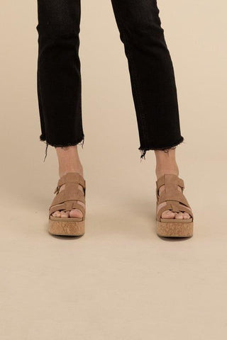AMENDA-S Platform Sandal Wedge - SwagglyLife Home & Fashion