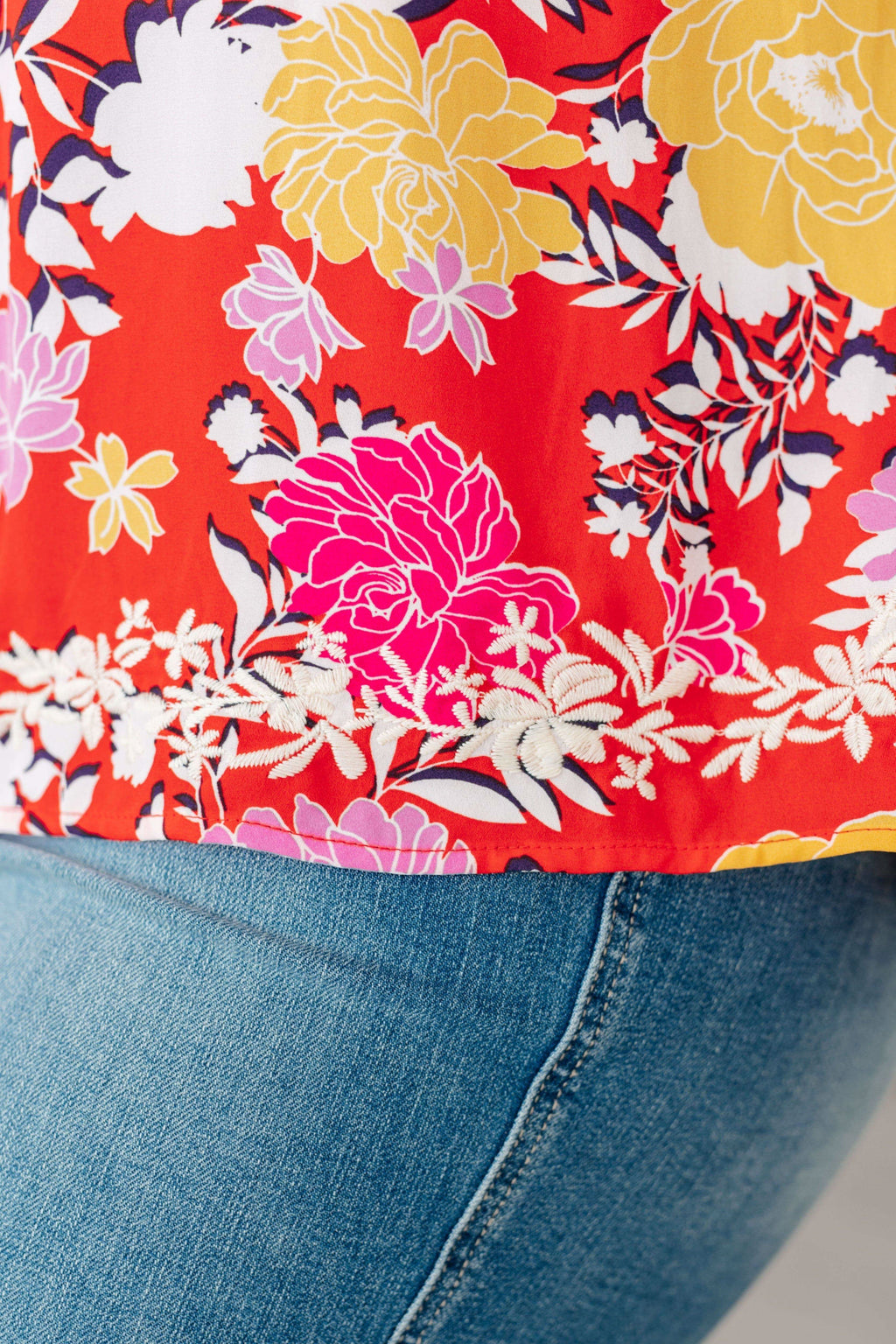 Among The Flowers Floral Top - SwagglyLife Home & Fashion