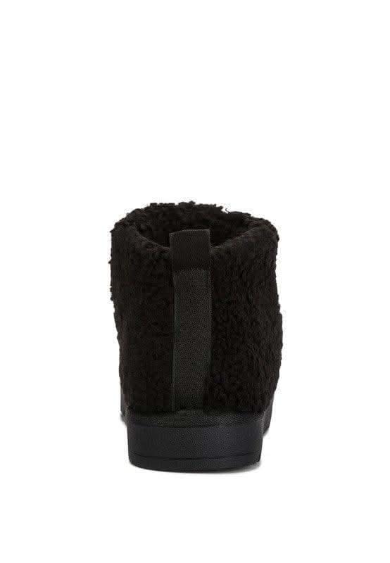 Anatole Fleece Exterior Fluffy Boots - SwagglyLife Home & Fashion