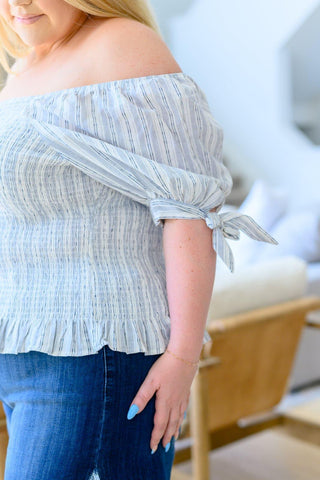 Anticipating More Smocked Blouse - SwagglyLife Home & Fashion