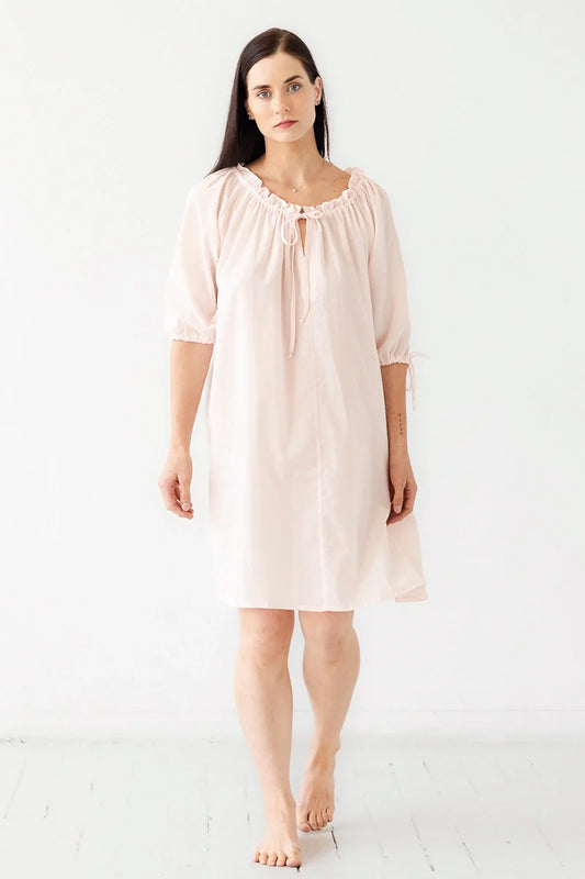 Antoinette Tunic in Pink - NIGHTGOWN photo