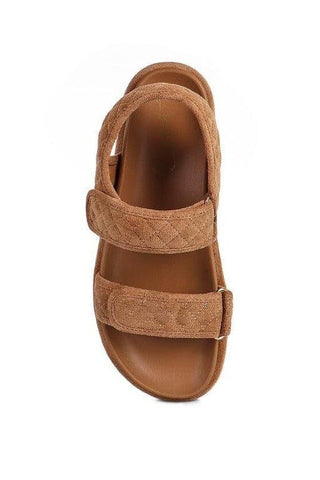 ANVIL Quilted Body Platform Sandals - SwagglyLife Home & Fashion