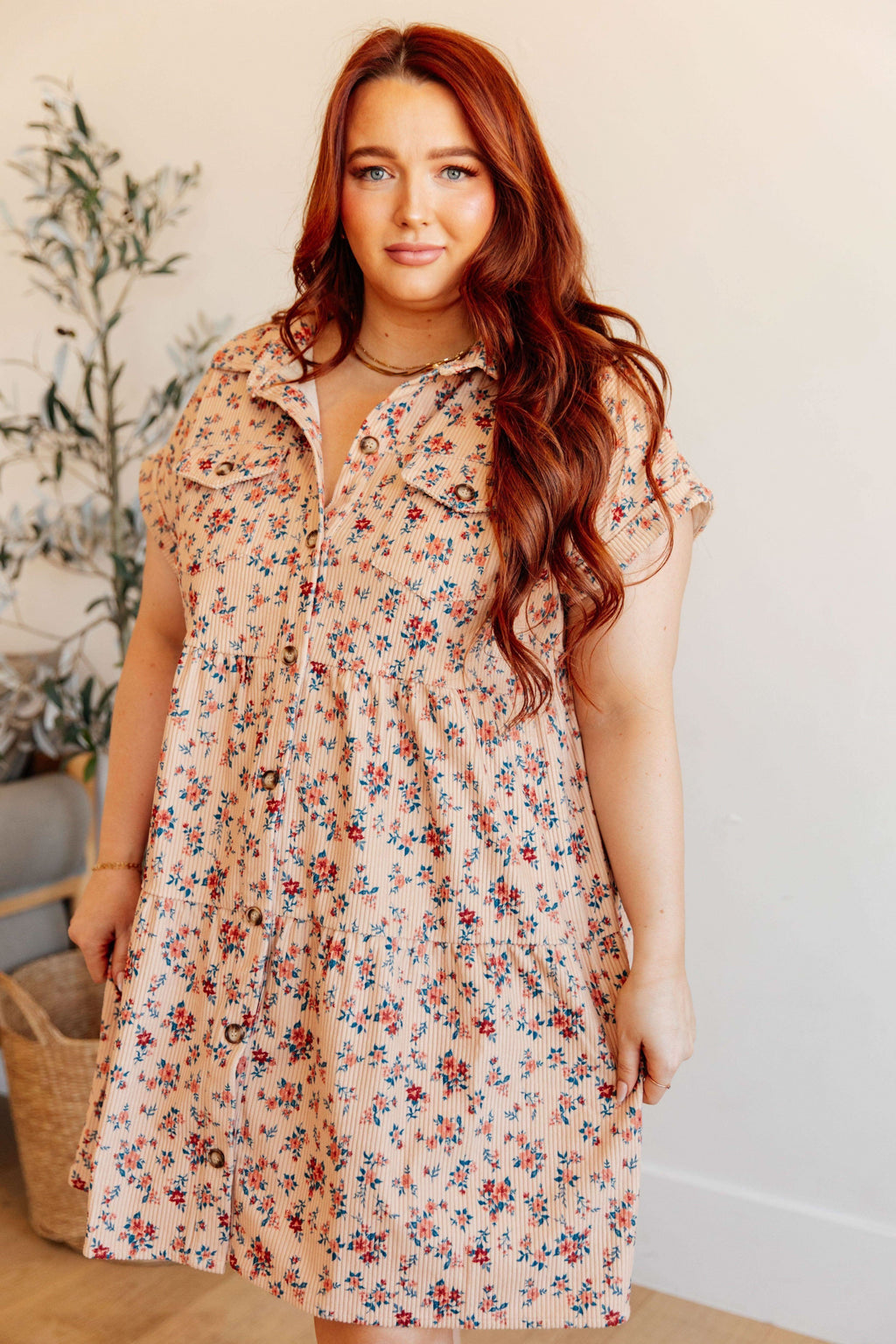 Anywhere You Go I'll Be Collared Dress - SwagglyLife Home & Fashion