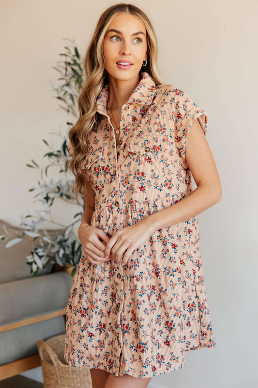Anywhere You Go I'll Be Collared Dress in - Womens photo