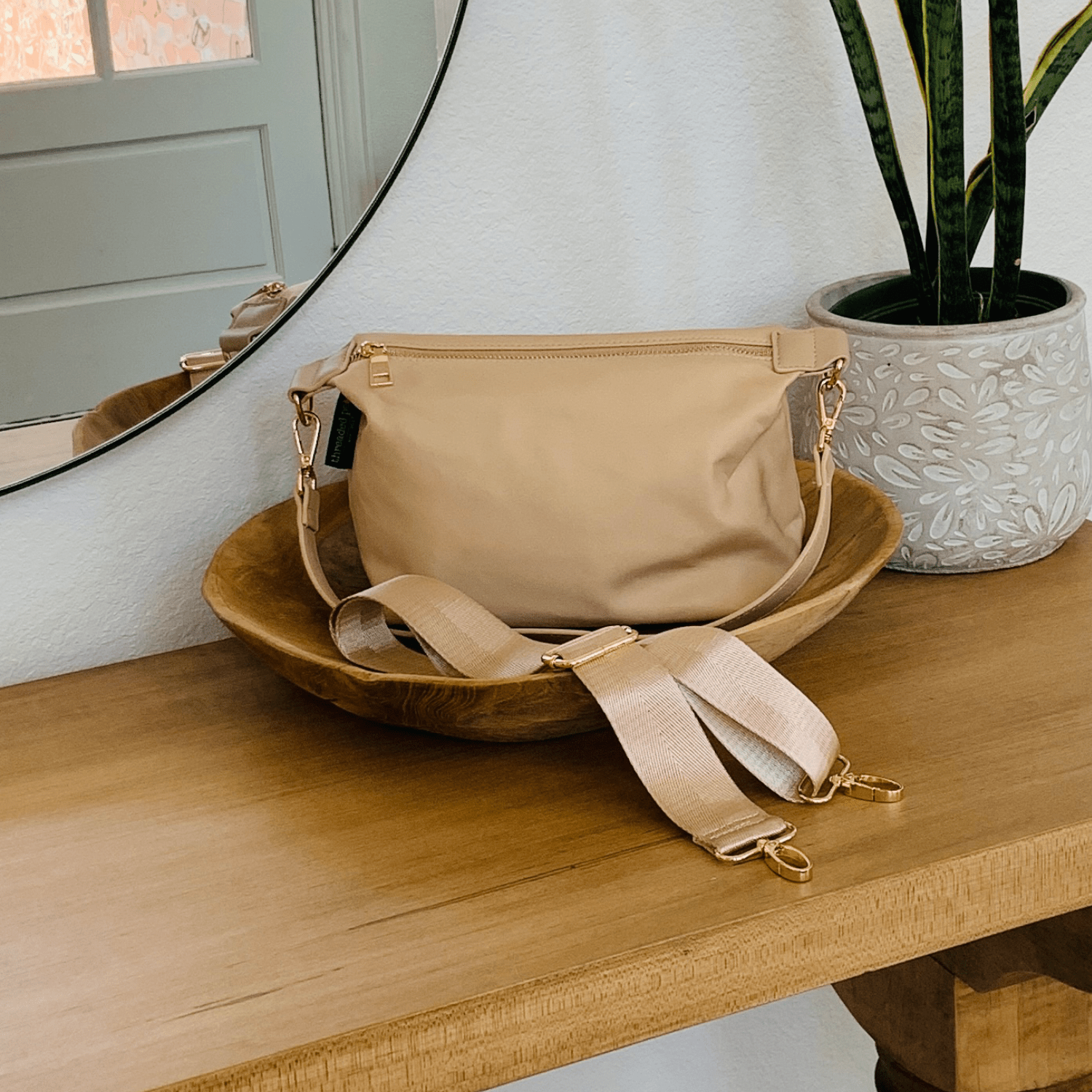 Everly Crossbody in Apricot - Bags photo