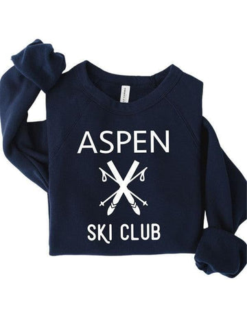 ASPEN Ski Club Bella Canvas Premium Crew - SwagglyLife Home & Fashion