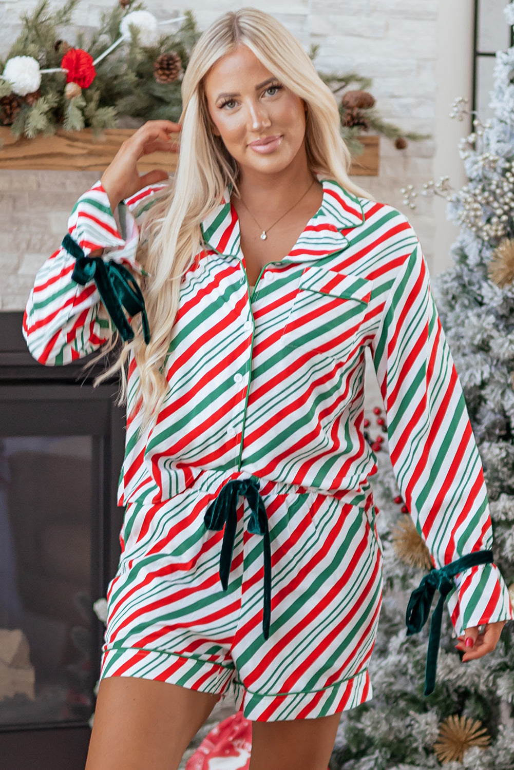 Tavy Christmas 2pcs Pajama Set in - Sleepwear photo