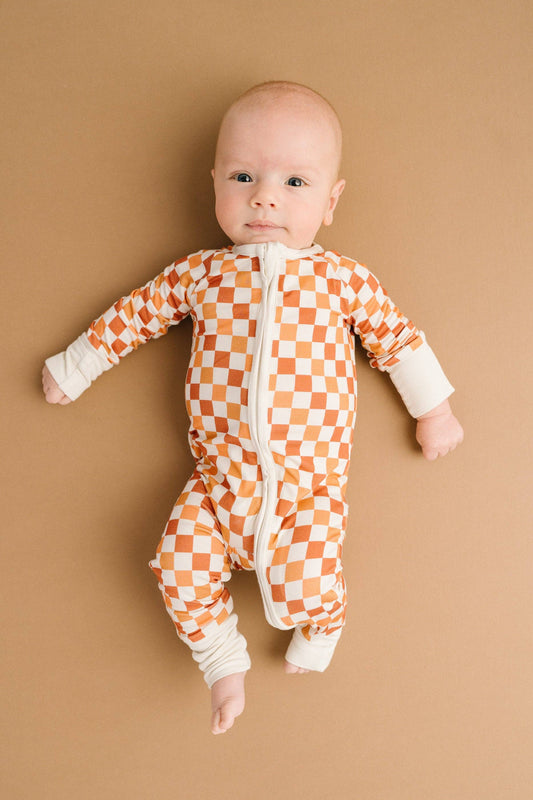Fall Checkered Bamboo Sleeper in - photo