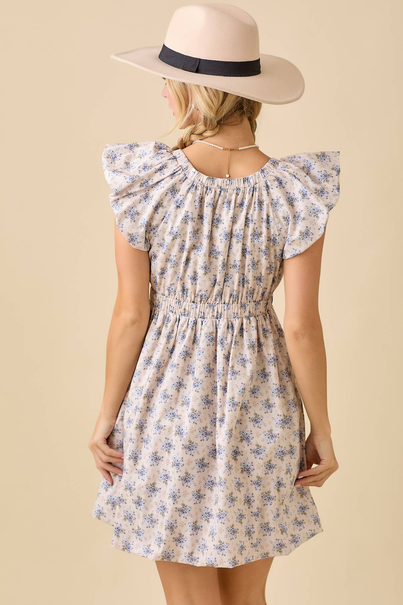 Harley Mini Dress With Bubble Sleeve in - photo