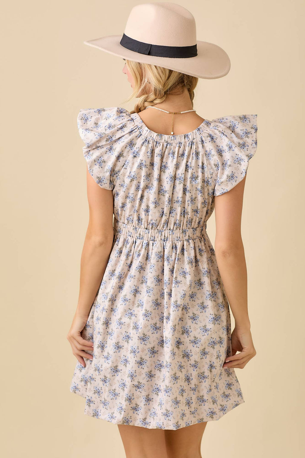 Harley Mini Dress With Bubble Sleeve in - photo