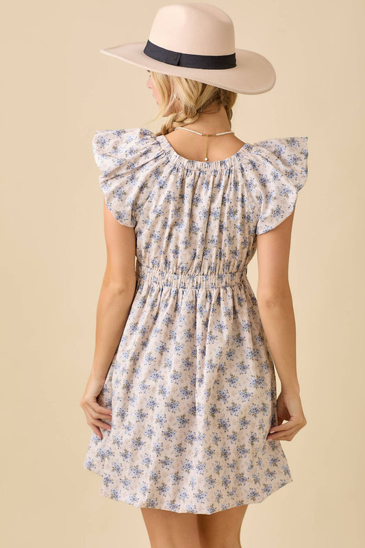 Harley Mini Dress With Bubble Sleeve in - photo