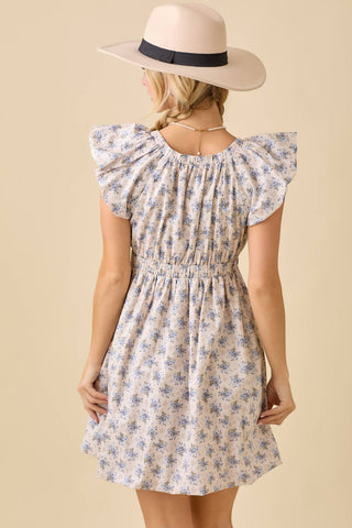 Harley Mini Dress With Bubble Sleeve in - photo