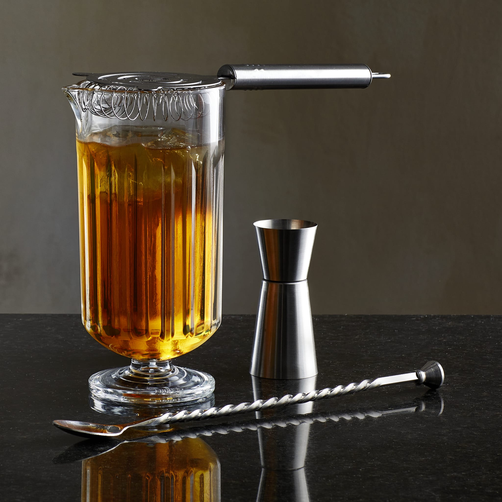 Libbey Classic Cocktail Flashback 4 Piece Bar Mixing Set in - Cocktails and Spirits photo