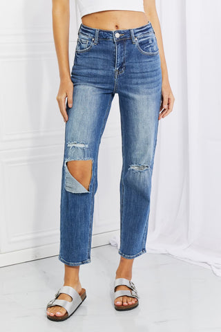 RISEN Full Size Emily High Rise Relaxed Jeans in - Jeans photo