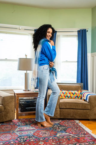 Judy Blue Mid Rise Thermal Bootcut Jeans in - photo