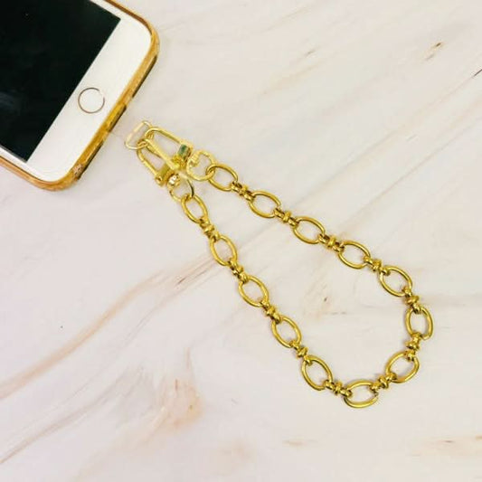 Noble Chic Chain Phone Wrist Lanyard in As Shown One Size - photo