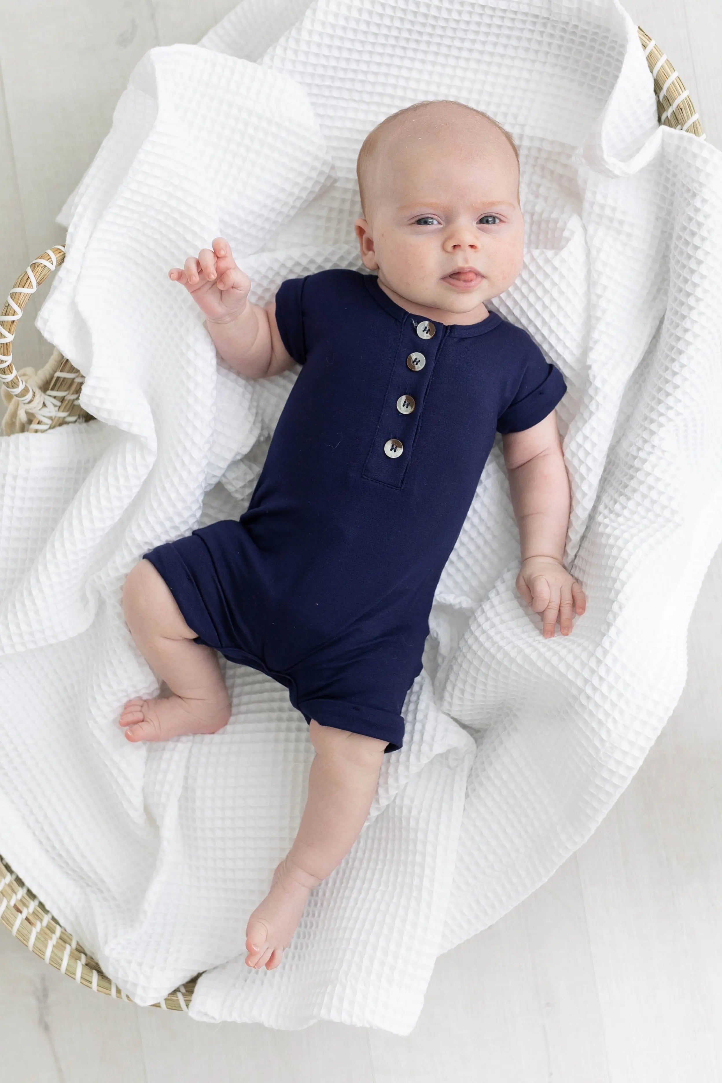 Baby Romper - Knit Romper - Infant Romper - Baby Clothes for Girls and Boys in - Onesies photo