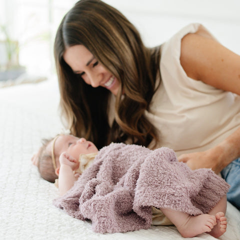 BAMBONI® MINI BLANKETS in Woodrose - photo