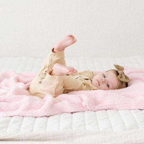 BAMBONI® RECEIVING BLANKETS in Light Pink - photo