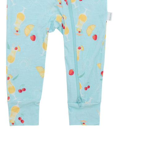 Miami Vice Fruit Smoothie Zippered Romper