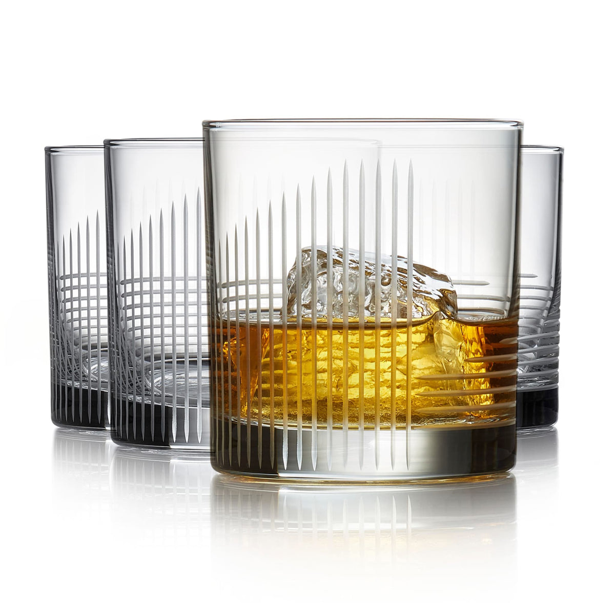 Libbey Cut Cocktails Passage Rocks Glasses, 11 ounce, Set of 4 in - Cocktails and Spirits photo