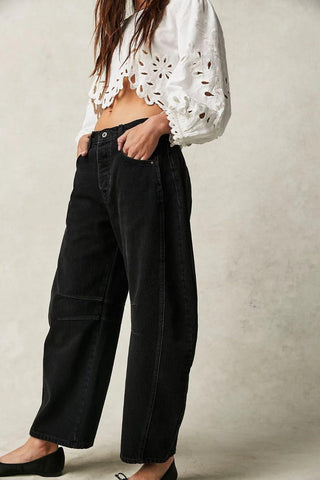 Stacy Wide Leg Jeans with Pockets