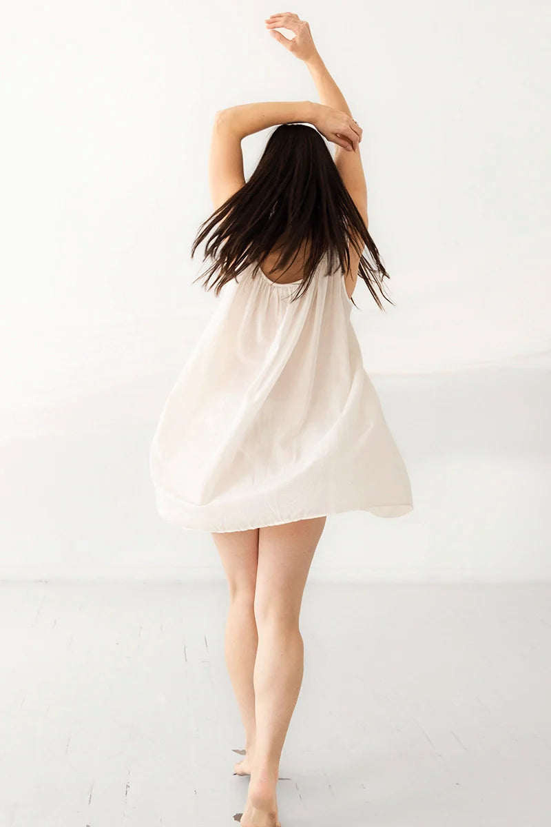 Betty Babydoll in Cotton Silk Blend in - PAJAMAS photo