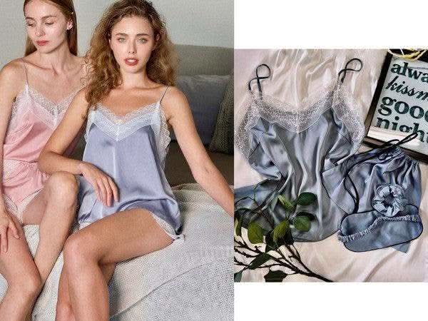 Beyond the Sky Blue 2-Piece PJ Set - SwagglyLife Home & Fashion