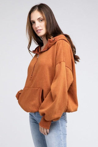 BiBi Stitch Detailed Elastic Hem Hoodie - SwagglyLife Home & Fashion