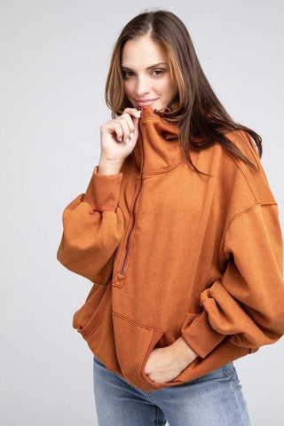 BiBi Stitch Detailed Elastic Hem Hoodie - SwagglyLife Home & Fashion