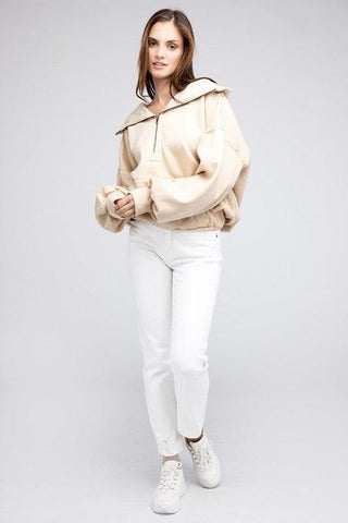 BiBi Stitch Detailed Elastic Hem Hoodie - SwagglyLife Home & Fashion
