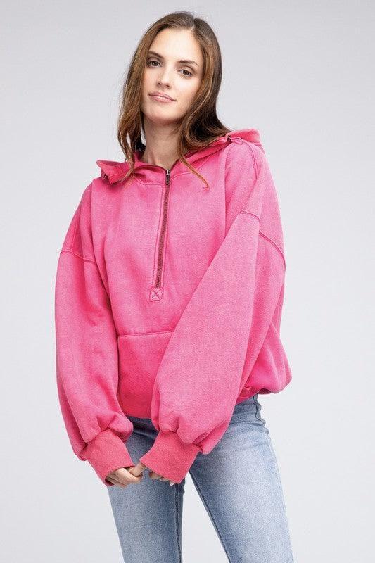 BiBi Stitch Detailed Elastic Hem Hoodie - SwagglyLife Home & Fashion