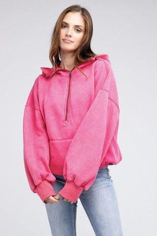 BiBi Stitch Detailed Elastic Hem Hoodie - SwagglyLife Home & Fashion