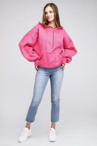 BiBi Stitch Detailed Elastic Hem Hoodie - SwagglyLife Home & Fashion