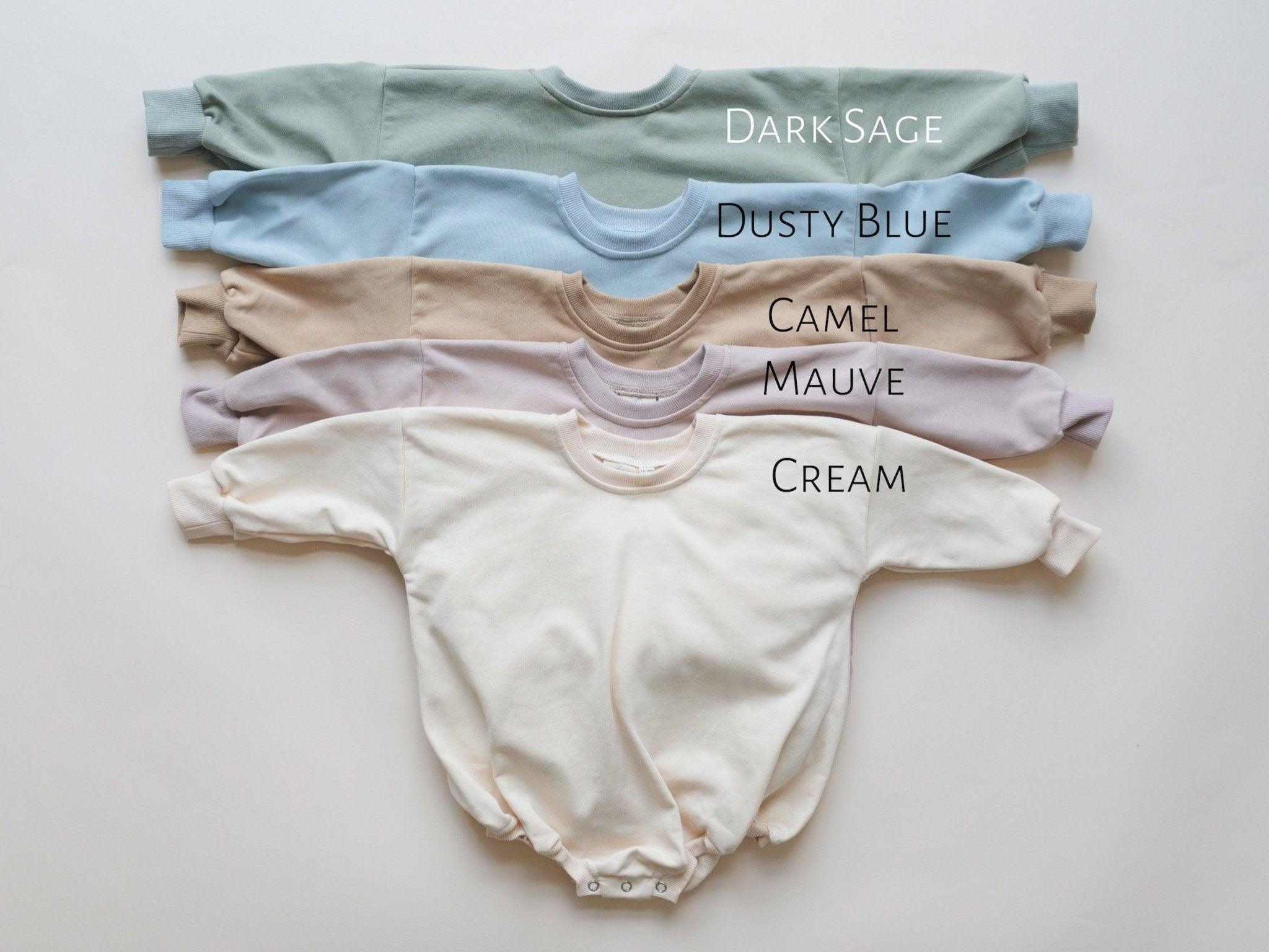 Big Sis Sweatshirt Romper - more colors in - photo