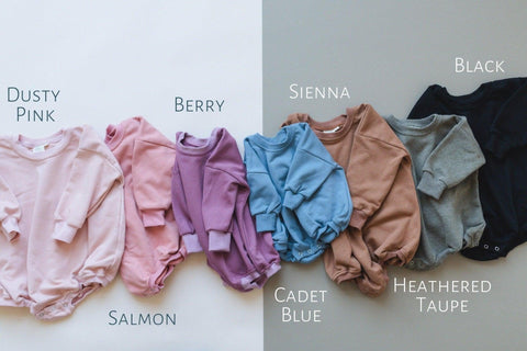 Big Sis Sweatshirt Romper - more colors in - photo