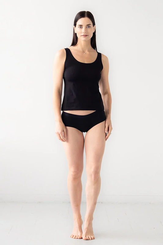 Salua Bikini Panty with Elastic Edge in Black - PANTY photo