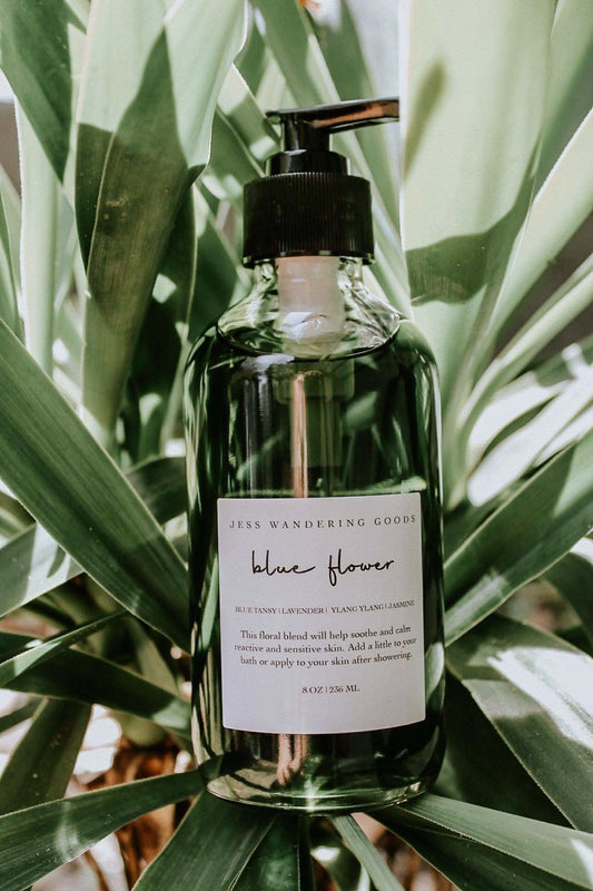 Blue Flower Bath & Body Oil in - Body Oil photo