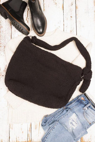 Boucle Sherpa Messenger Bag - SwagglyLife Home & Fashion