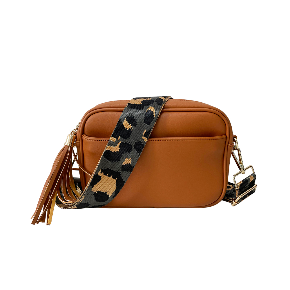 Courtney Crossbody | Choose Your Strap in Brown - Bags photo
