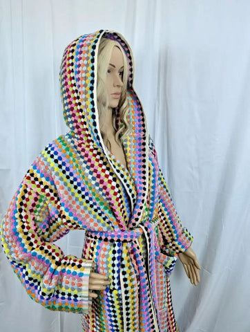 Bubble Robe Collection – Absorbent, Luxuriously Soft Turkish Cotton Bathrobes with Hood & Pockets - SwagglyLife Home & Fashion