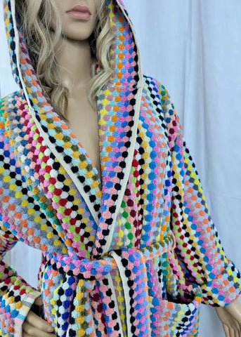 Bubble Robe Collection – Absorbent, Luxuriously Soft Turkish Cotton Bathrobes with Hood & Pockets - SwagglyLife Home & Fashion