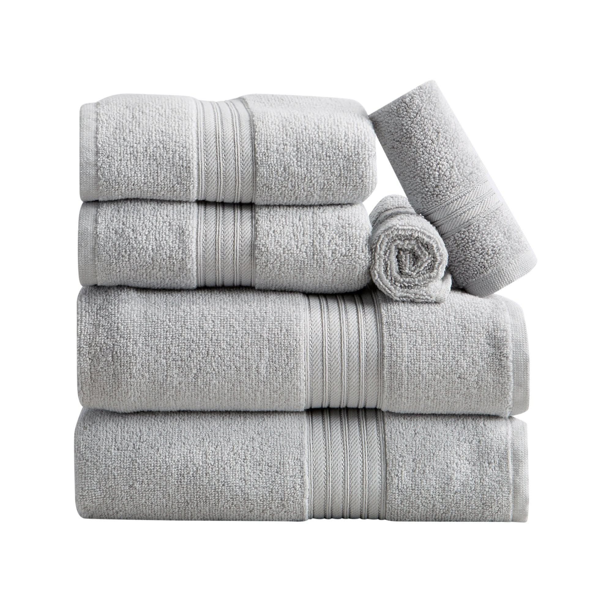 Cotton Terry Bath Towel Set - Cooper Collection - SwagglyLife Home & Fashion