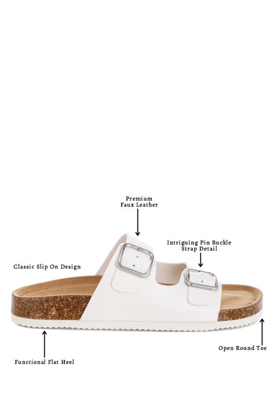 London Rag Gloriosa The Double Strap Slide Sandals in - photo