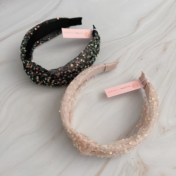 Shimmer Lover Knot Headband in - photo
